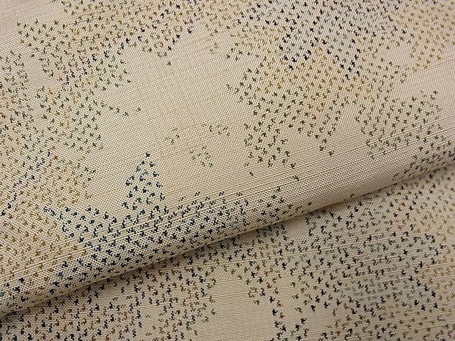 平和屋着物■上質な紬　楓文　逸品　fb7102