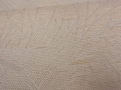平和屋着物■夏物 六通柄 本袋帯 竹垣文 銀糸 逸品 fb7920