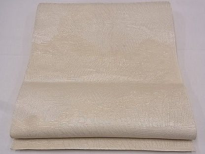 平和屋着物■夏物 六通柄 本袋帯 竹垣文 銀糸 逸品 fb7920