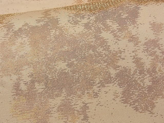 平和屋着物■六通柄袋帯 道長 金糸 引箔つづれ 逸品 fb9055