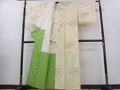 平和屋着物■上質な紬 雲文 逸品 fe3626