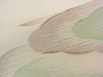 平和屋着物■上質な紬 雲文 逸品 fe3626