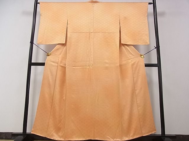 平和屋着物■付下げ　檜扇地紋　暈し染め　逸品　fe3970