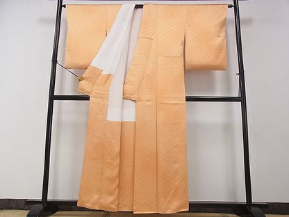 平和屋着物■付下げ　檜扇地紋　暈し染め　逸品　fe3970