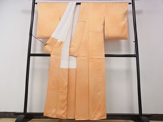 平和屋着物■付下げ　檜扇地紋　暈し染め　逸品　fe3970