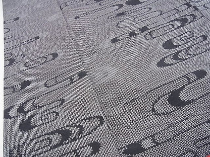 平和屋着物■上質な紬 渦文 逸品 fe4033