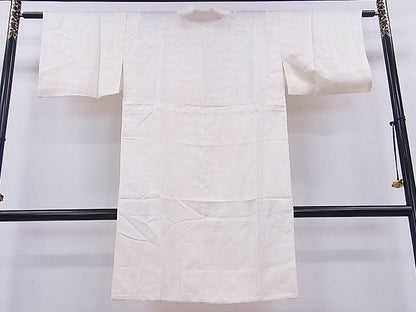 平和屋着物■上質な長襦袢 無双仕立て 立波地紋 逸品 fe4582