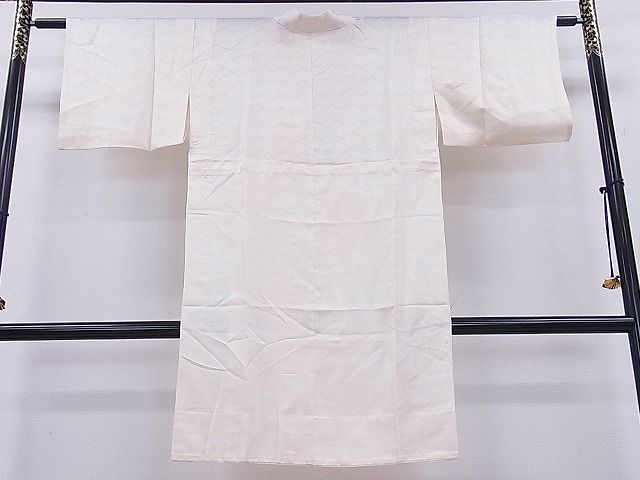 平和屋着物■上質な長襦袢 無双仕立て 立波地紋 逸品 fe4582