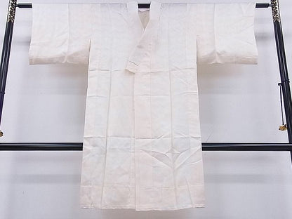 平和屋着物■上質な長襦袢 無双仕立て 立波地紋 逸品 fe4582