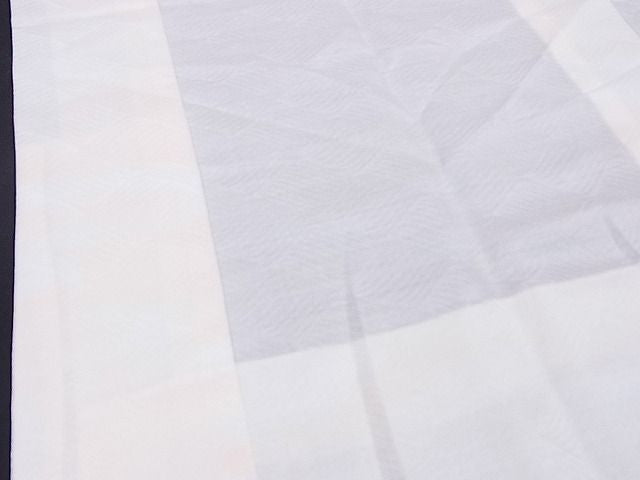 平和屋着物■上質な長襦袢 無双仕立て 立波地紋 逸品 fe4582