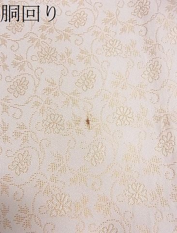 平和屋着物■六通太鼓柄柄袋帯　切嵌　花唐草文　逸品　fe7485