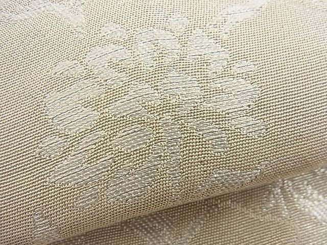 平和屋着物■六通柄袋帯 道長花唐草文 金銀糸 逸品 n-fn0509