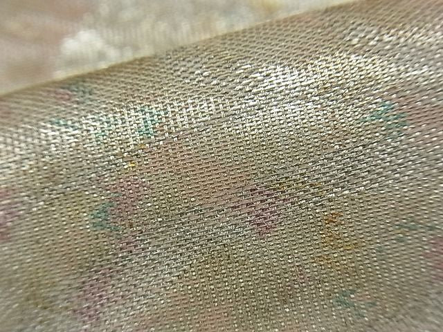 平和屋着物■太鼓柄袋帯 光琳水 銀糸 逸品 n-fn0009