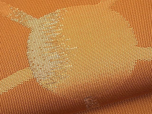 平和屋着物■全通柄 本袋帯 梅鉢文 金銀糸 逸品 n-fw1064