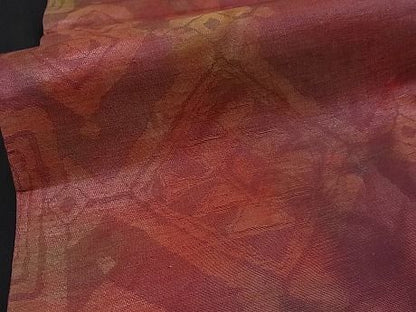 平和屋着物■六通柄袋帯 菱吉祥文 逸品 n-fw1229
