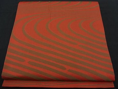 平和屋着物■六通柄 本袋帯 流水文 逸品 n-fw1242