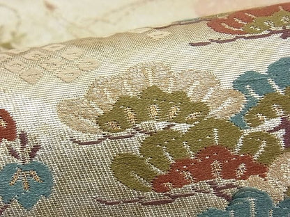 平和屋着物■六通柄袋帯 唐織 御所小袖錦 金糸 逸品 n-fw1427