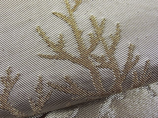 平和屋着物■西陣 六通柄袋帯 遠山樹林文 金銀糸 逸品 n-fw1432