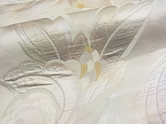 平和屋着物■六通柄袋帯 更紗花唐草文 金銀糸 逸品 n-fw1435