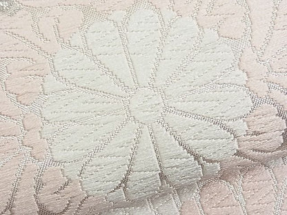 平和屋着物■六通柄袋帯 唐織 吉祥花文 銀糸 逸品 n-fw1439