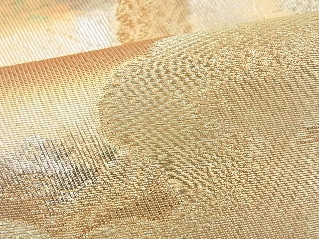 平和屋着物■六通柄袋帯 雲取紐文 金銀糸 逸品 n-fw1450