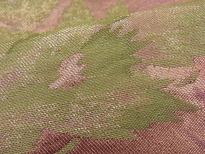 平和屋着物■六通柄袋帯 枝葉文 金銀糸 逸品 n-fw1654
