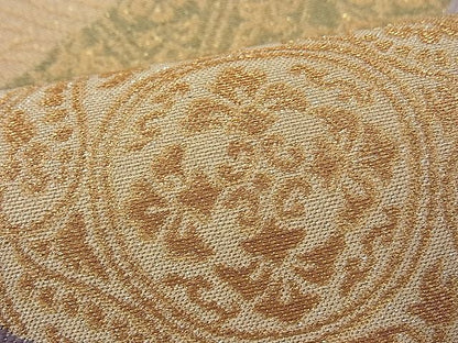 平和屋着物■六通柄袋帯 道長唐草丸文 金糸 逸品 n-fw1667