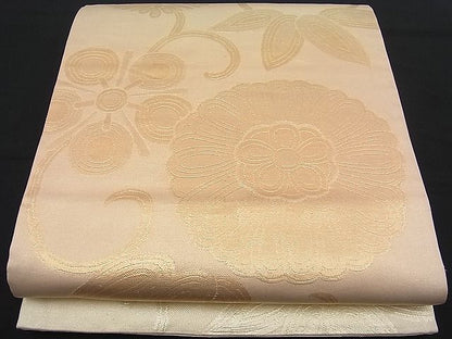 平和屋着物■六通柄袋帯 花唐草文 金糸 逸品 n-fw1668