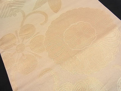 平和屋着物■六通柄袋帯 花唐草文 金糸 逸品 n-fw1668