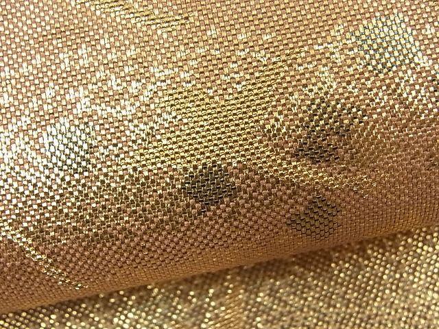 平和屋着物■六通柄袋帯 遠山箔散らし 金糸 逸品 n-fw1679