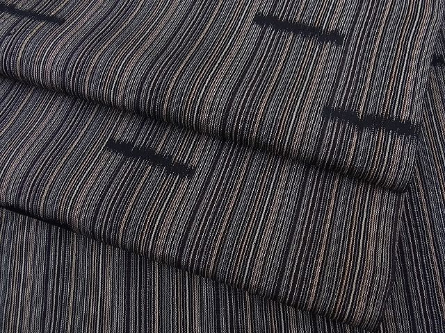 平和屋着物■上質なお召 吉祥間道 逸品 n-fw1731