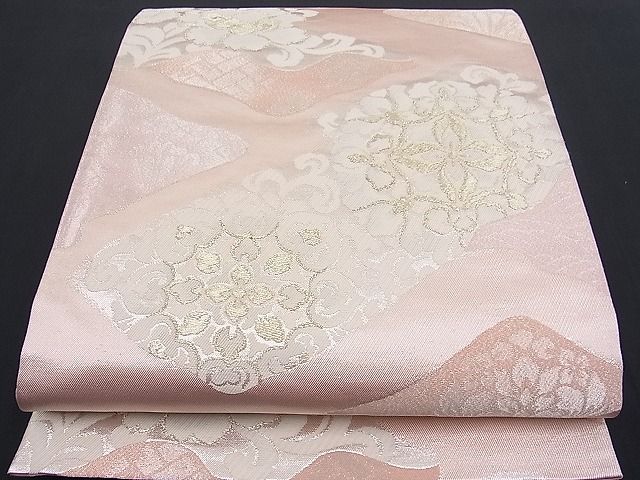 平和屋着物■六通柄袋帯 宝相華 金銀糸 逸品 n-fw1873