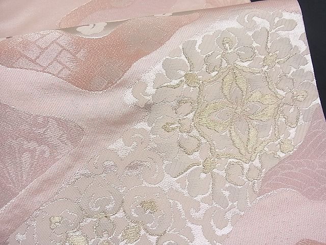 平和屋着物■六通柄袋帯 宝相華 金銀糸 逸品 n-fw1873