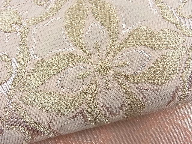 平和屋着物■六通柄袋帯 宝相華 金銀糸 逸品 n-fw1873