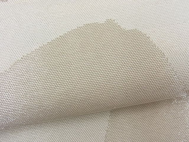 平和屋着物■六通柄袋帯 破れ色紙文様 銀糸 逸品 n-fw2146