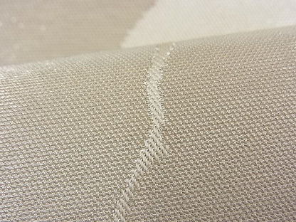 平和屋着物■六通柄袋帯 破れ色紙文様 銀糸 逸品 n-fw2146