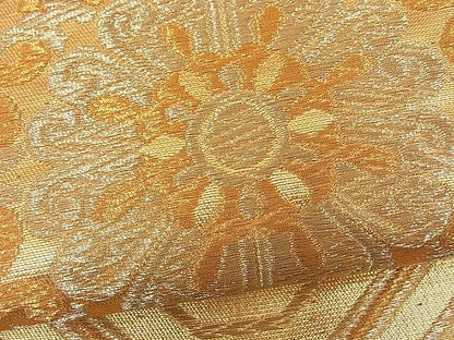 平和屋着物■六通柄袋帯 蜀江花唐草文 金糸 逸品 n-fw2149