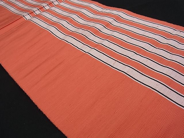 平和屋着物■八寸名古屋帯 紬地 間道 逸品 ga1380