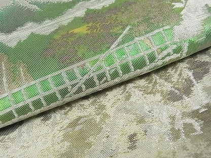 平和屋着物■六通柄袋帯 風景霞文 金糸 引箔 逸品 ga1618