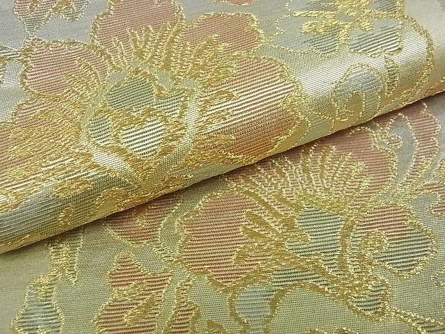 平和屋着物■六通柄袋帯 鳳凰洋花文 金銀糸 逸品 ga1632