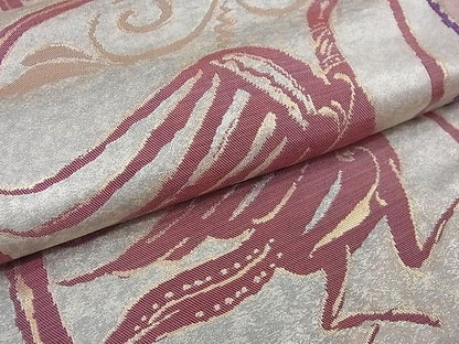 平和屋着物■六通柄袋帯　天然美　金糸　引箔　逸品　ga1719