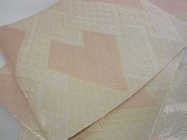 平和屋着物■佐賀錦 全通柄袋帯 吉祥文 金糸 逸品 ga1751