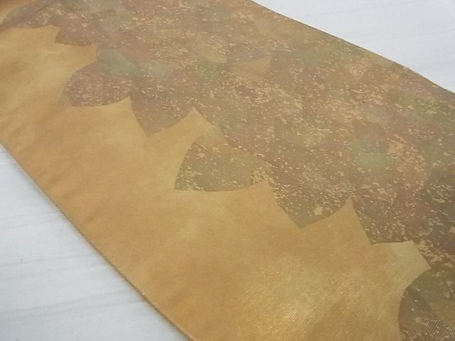 平和屋着物■六通柄袋帯 霞文 引箔 逸品 ga1784