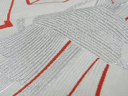 平和屋着物■六通柄袋帯 契宋熨斗 銀糸 逸品 ga1794