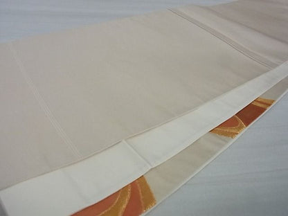 平和屋着物■六通太鼓柄袋帯 流水文 金糸 逸品 ga1810