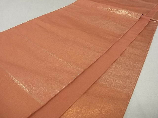 平和屋着物■西陣 六通柄袋帯 横段文 引箔 逸品 ga2267