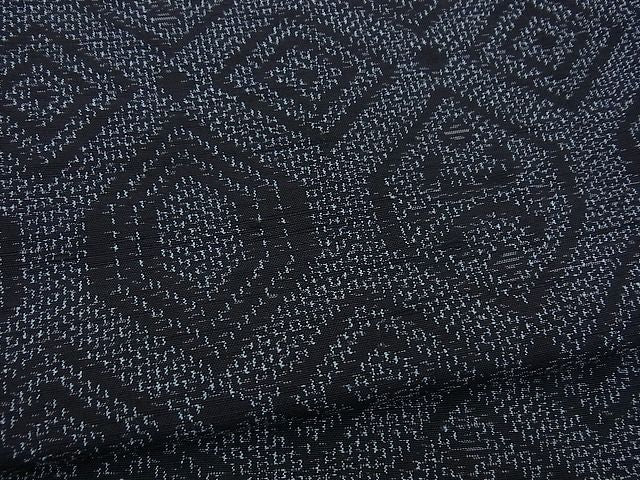 平和屋着物■上質な紬　吉祥亀甲文　逸品　n-gh1180