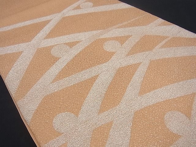 平和屋着物■六通太鼓柄袋帯 露芝吉祥文 銀糸 逸品 n-gh1396