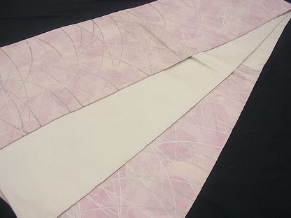 平和屋着物■六通柄袋帯 唐織 芝草文 銀糸 逸品 n-gh1718