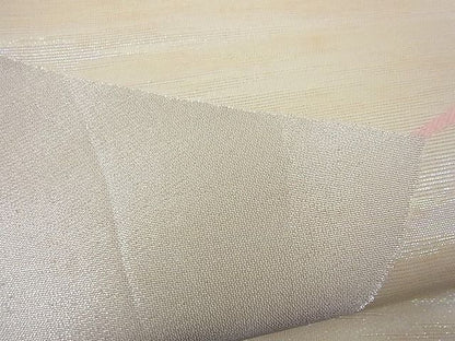 平和屋着物■六通柄袋帯 唐織 切嵌吉祥文 銀糸 逸品 n-gh1722